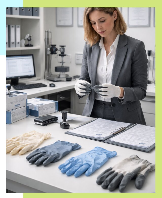 Сертификация перчаток в Истре от 8636 р. | Алешин-Ста