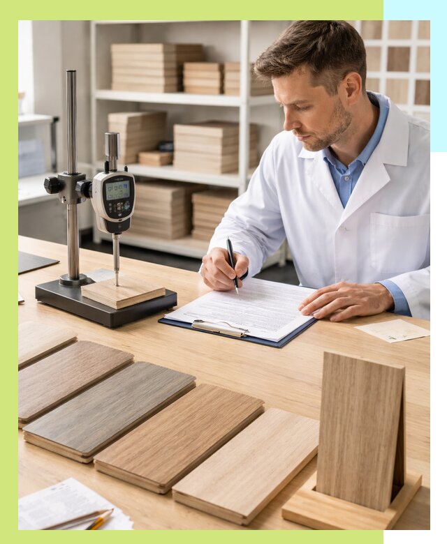 Сертификация ламината с испытаниями и оформлением документов в Истре
