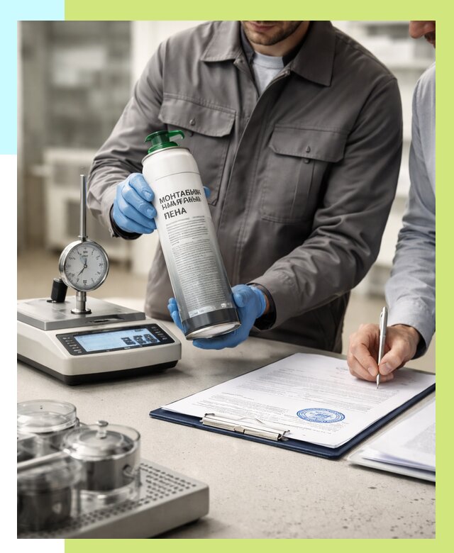 Сертификация монтажной пены в Истре от 15240 р. | Алешин-Ста