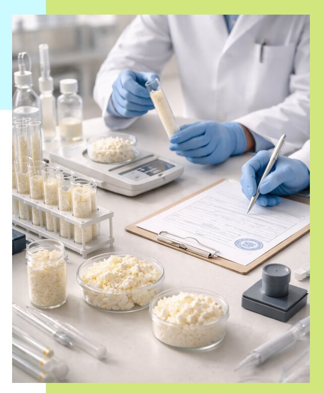 Сертификация творога в Истре от 12192 р. под ключ | Алешин-Ста