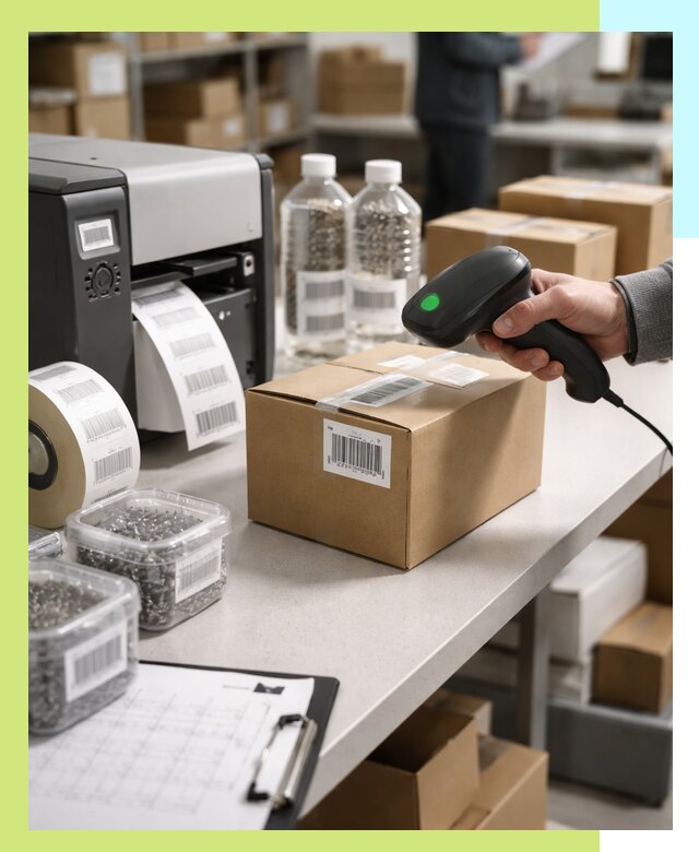 Штрихкодирование продукции и маркировка для продажи в Истре