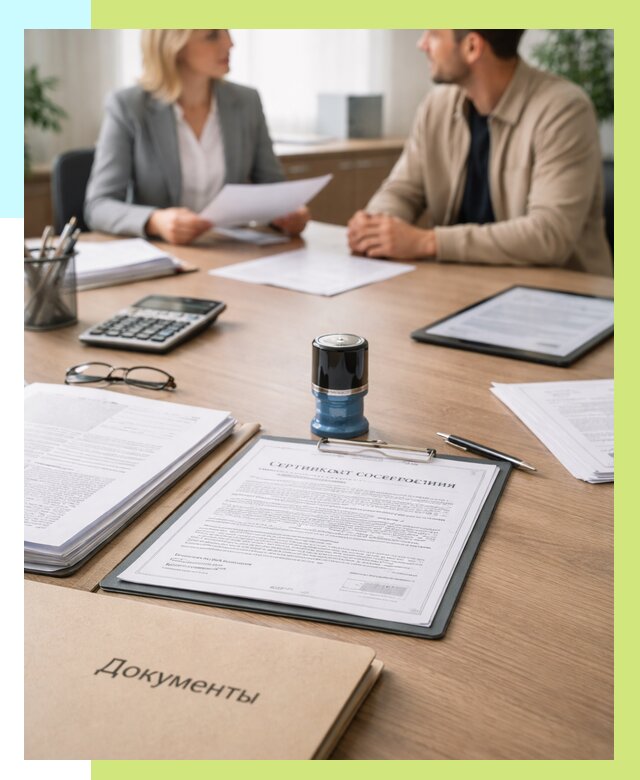 Сертификат соответствия на продукцию в Истре от 15240 р.|Алешин-Ста