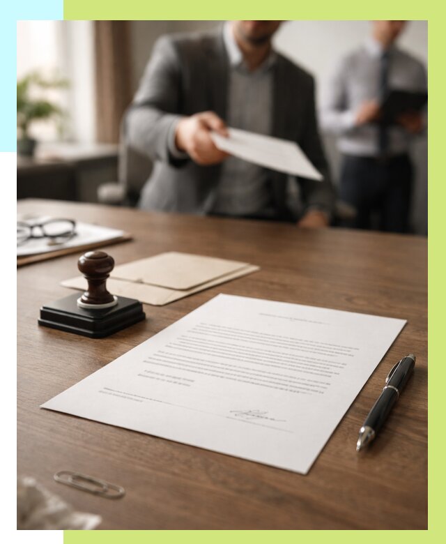 Отказное письмо по сертификации в Истре от 3556 р. | Алешин-Ста