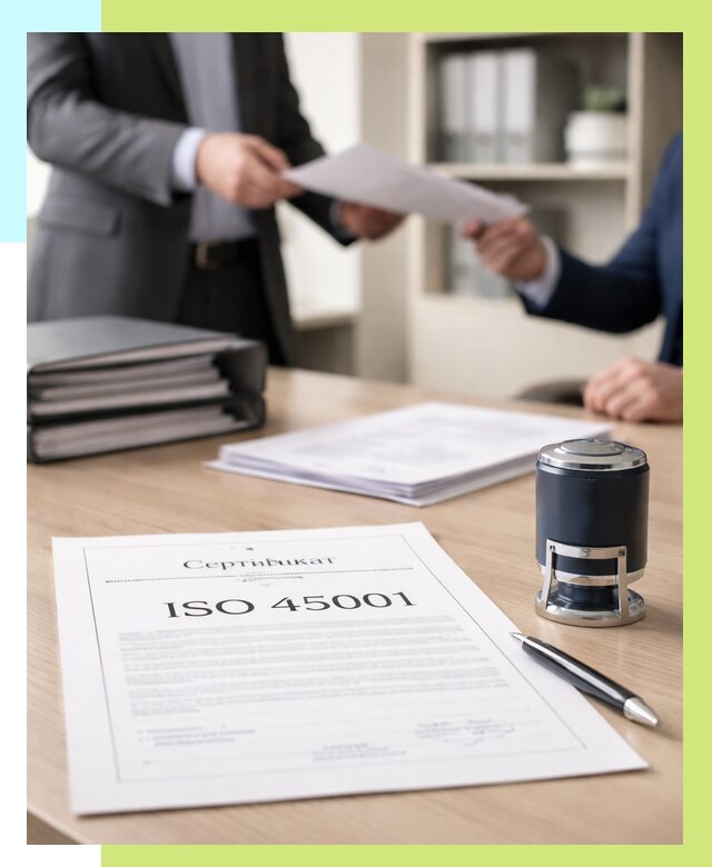 Сертификат ISO 45001 в Истре под ключ от 45720 р. | Алешин-Ста