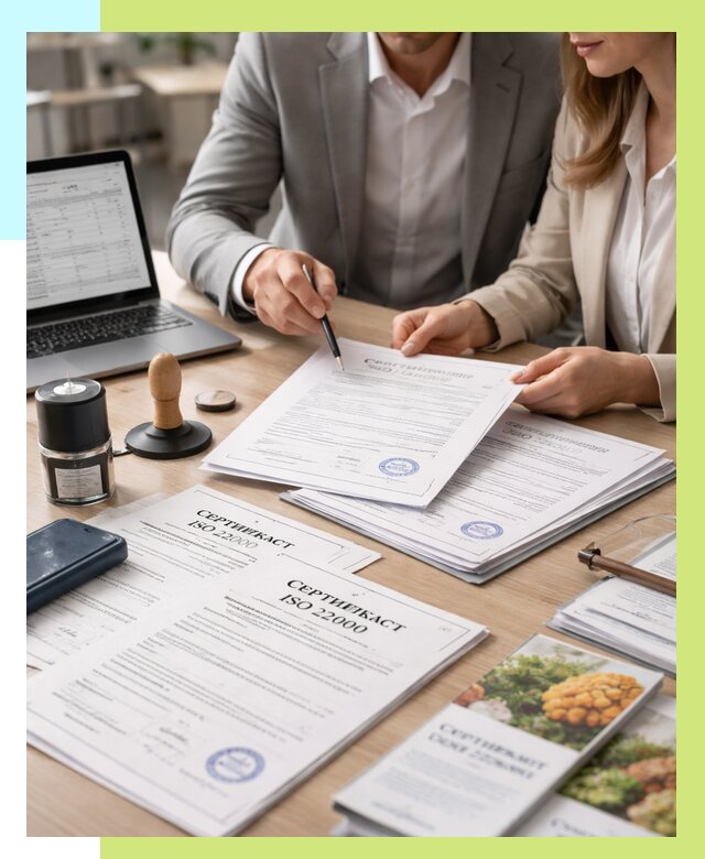 Сертификат ISO 22000 в Истре от 40640 р. под ключ | Алешин-Ста